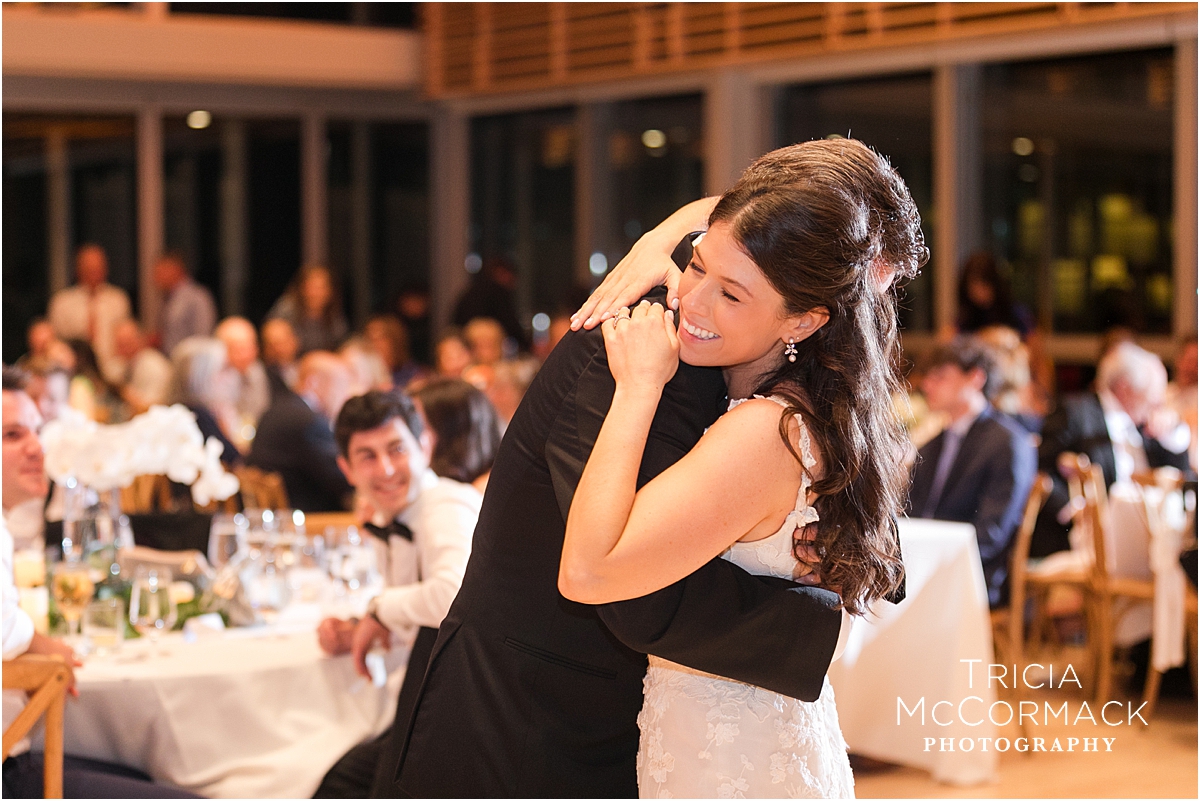 bride dances with father