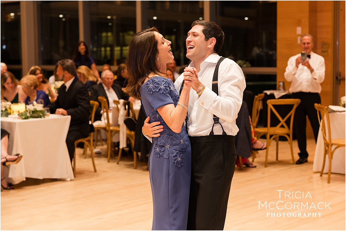 groom dances with mother